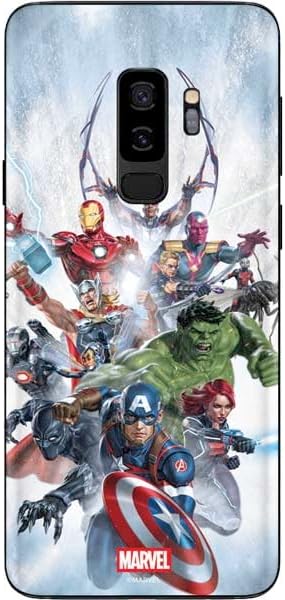 Skinit Decal Phone Skin Compatible with Galaxy S9 Plus - Officially Licensed Marvel Avengers Assembled Design