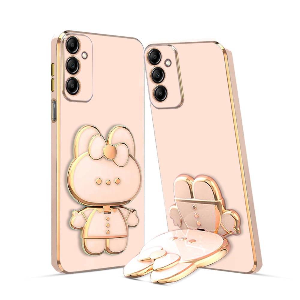 KARWAN Silicone ? 3D Cat Back Case And Cover With Stand Compatible For Samsung Galaxy F23 5G| Stand And Mirror | Camera Protection | Electroplated | Folding Stand - Pink (B0CCL788LB) Amazon Price History, Amazon Price Tracker