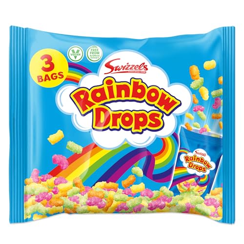 Swizzels Rainbow Drops Multibag - A Delicious Assortment of Fruity Candy Treats in a Convenient Multipack