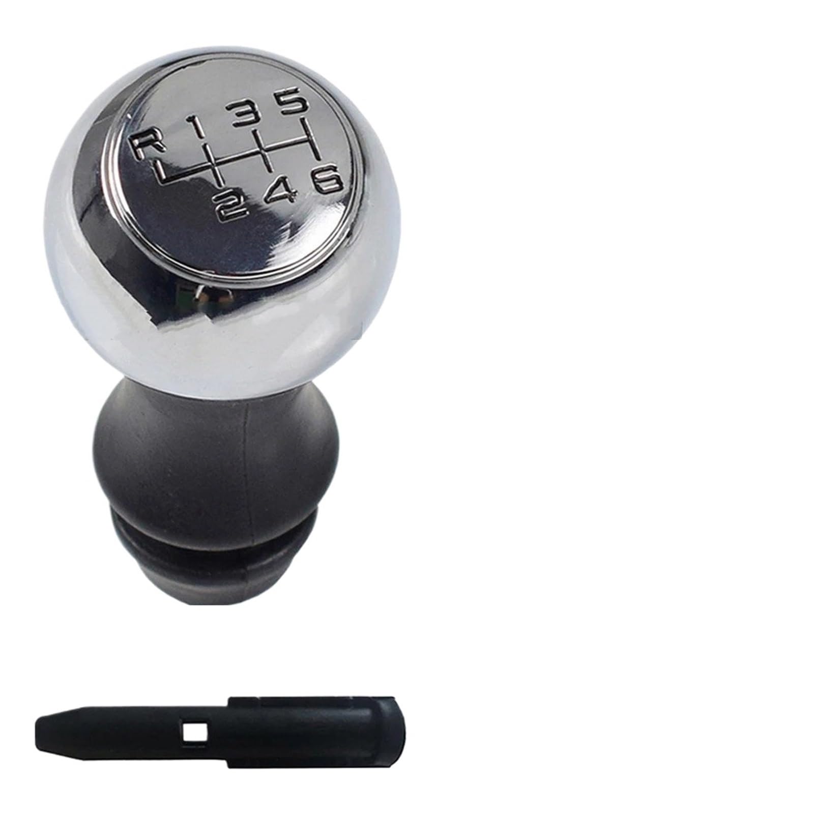 SAUANMNKTP Gearshift Knob for Citroen C2 for C3 for C4 5 6 Speed MT Gear Shift Knob Lever Shifter Stick(6 Speed)