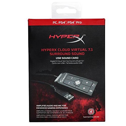 ایگرد | قیمت و خرید HyperX Cloud Virtual 7.1 Surround Sound USB Card  (HX-USCCPSS-BK)
