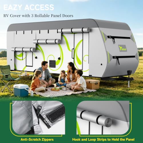 Yelmzir 420D Oxford RV Cover 24-27ft