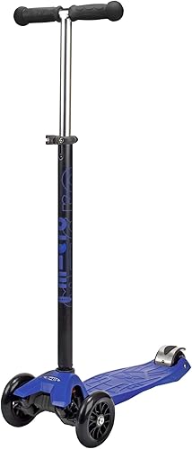 Micro Kickboard - Maxi Original 3-Wheeled, Lean-to-Steer, Swiss-Designed Micro Scooter for Kids, Ages 5-12 (Blue)
