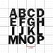 DNA Motoring EM-L-Letter-X-BK Black Letter Metal Decal Emblem Badge Sticker for Auto Car Truck Motorcycle Logo - X