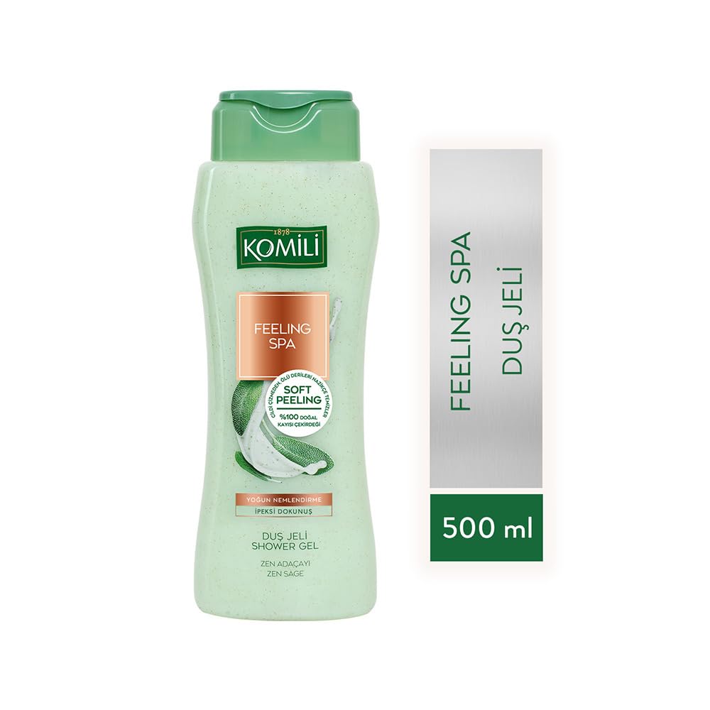Komili 1878 Feeling Spa Adaçayı Duş Jeli - Yoğun Nemlendirme - Vegan - 500 ml