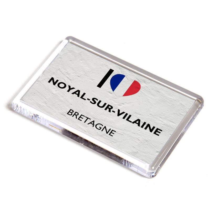 FRIDGE MAGNET - I Love Noyal-sur-Vilaine, Bretagne - France