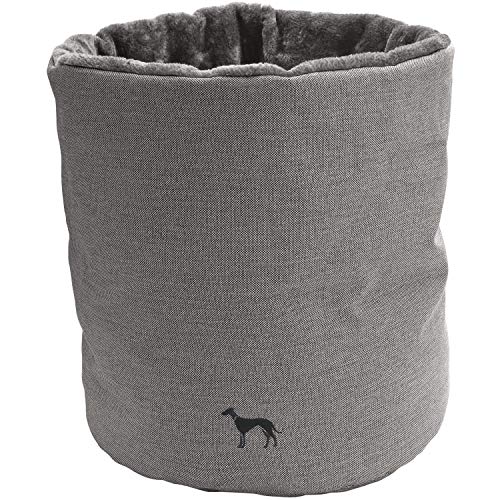 HUNTER Livingston Variabler Hunde- und Katzenschlafplatz, mit weichem Plüsch Farbe anthrazit, Größe one-Size