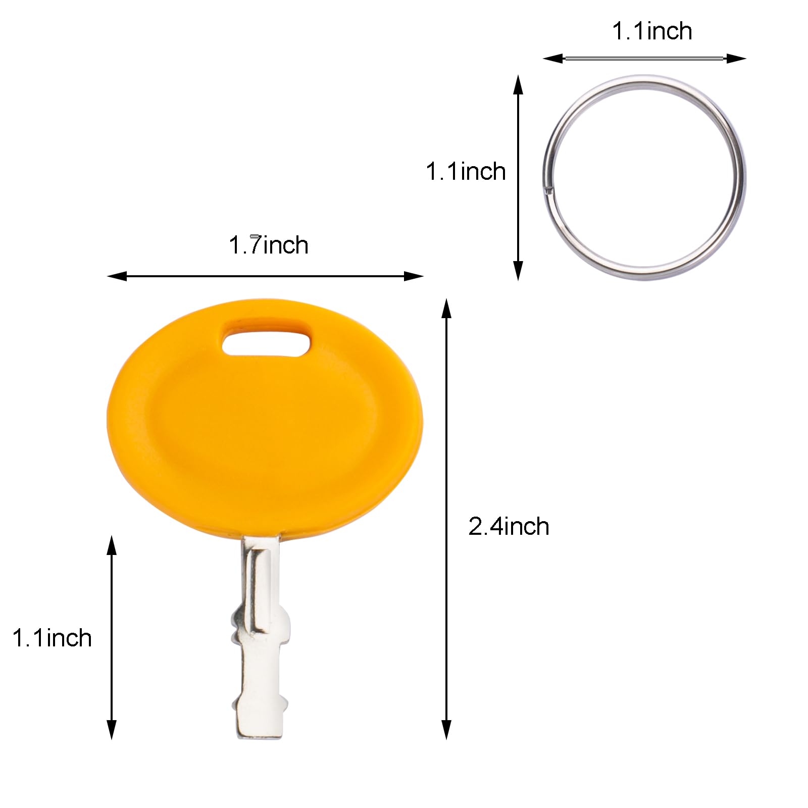 2 Chiavi Di Accensione 925-2054A Per Tosaerba Cub Cadet, MTD, Troy-Bilt - Con Portachiavi - Foto 7