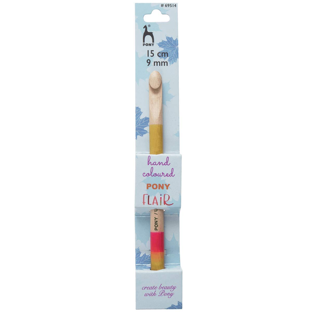 Pony Flair Hand Colored Crochet Hook - 15CM (9.00MM)