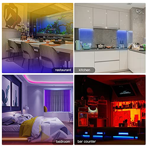 ASZKJ 10M(5m*2) Bluetooth Striscia LED RGB 5050