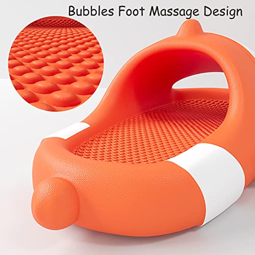 Jerzmy Cute Clown Fish Cloud Slides for Adult Women Men, Soft Novelty Funny Animals House Slippers Non-Slip Beach Shoes for Indoor Outdoor Shower Pool4