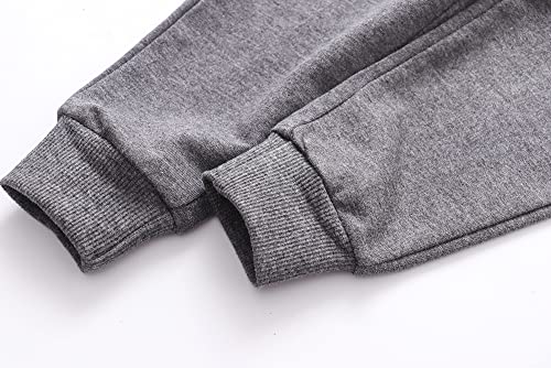 Image of Little Boys Jogger Pants Toddler Boys' Drawstring Elastic Waist Cotton Casual Sweatpants 1PC / 2 PCS Set
