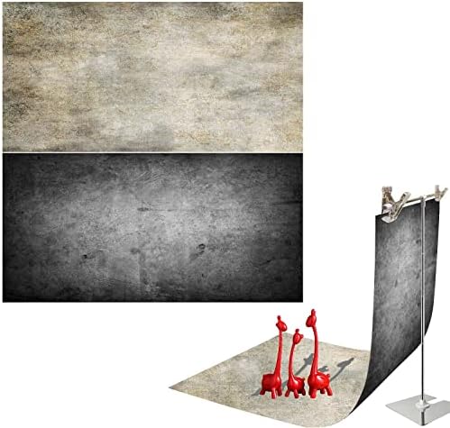 Marble Photography Backdrop - 2 in 1 Waterproof Paper Photo Background - Great for Ins Photos of Food,Small Toyes,fingernail 16"x34"(40x88cm) DP148
