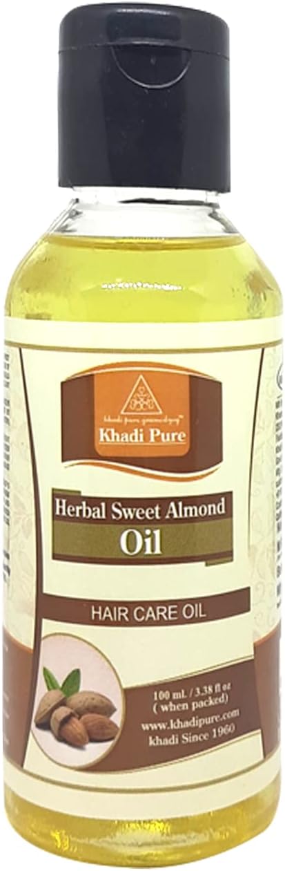 Khadi Pure Gramodyog Herbal Sweet Almond Oil - 100ml