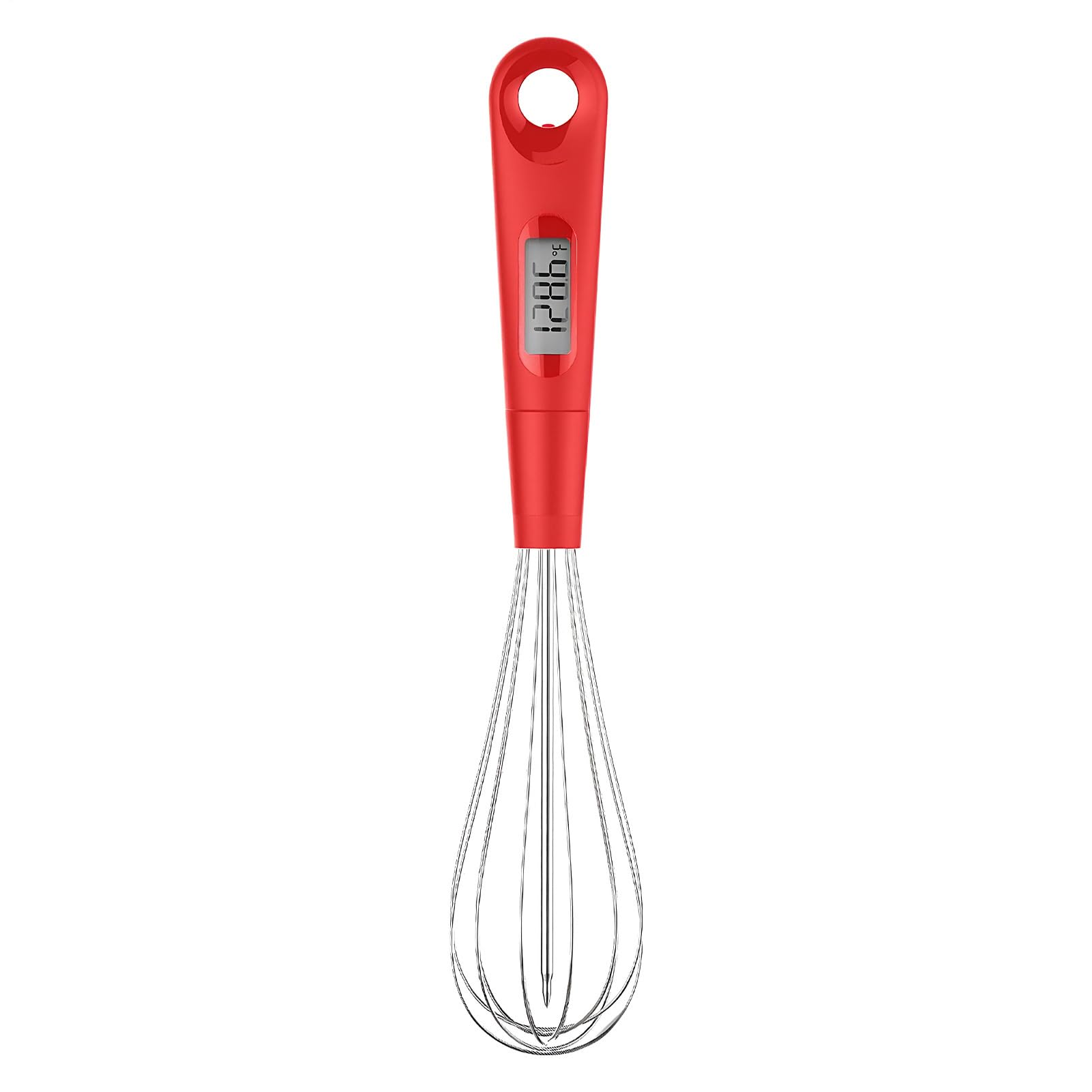 Frusta Per Uova 2 in 1 Termometro di Precisione Resistente al Calore | Tester Digitale da Cucina per Uova Per Preparazione Pasti, Dolci, Dessert, Cottura, Intingoli E Mescolatura Per Uso