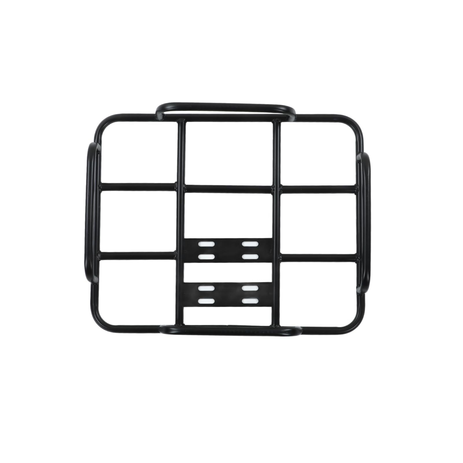 Akozon Food Delivery Box Rack Rear Grille Universal Heavy Duty Seamless Steel Tube Motorcycle Electric Rear Rack Extension for Delivery Food Box Carrier (Type 1 50/40 ID)