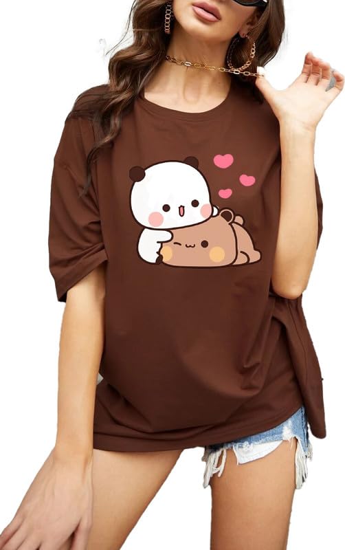 Oversize Tshirt Baggy for Women Girl Cotton Casual Stylish Latest Beige Black Blue Maroon Lavender Peach White Pink Brown 299 399 Under-picture-48