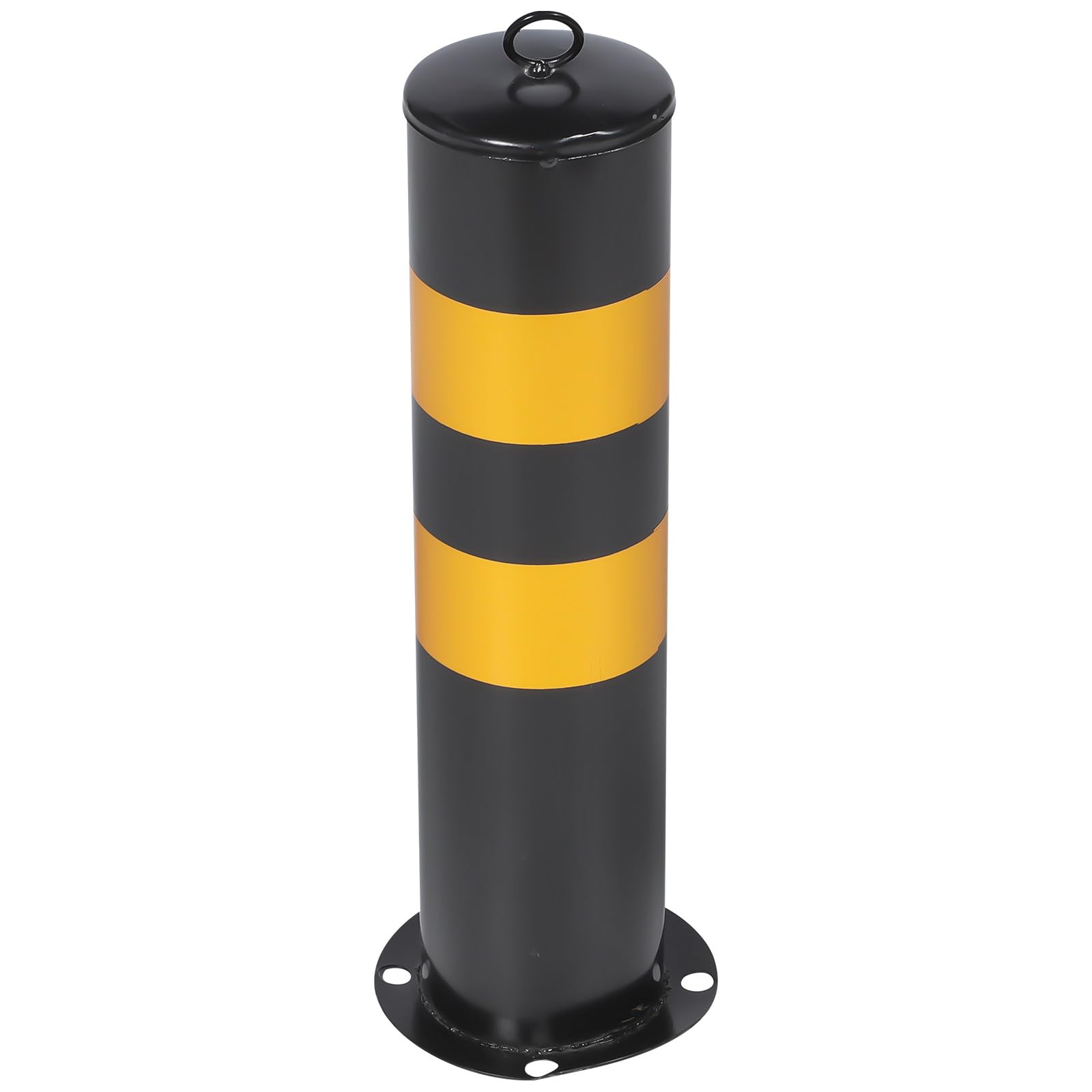 Barriere Parking Rabattable en Acier Laminé à Froid, Potelet de Sécurité pour Parking Protection Renforcée et Haute Visibilité, pour Délimitation Routière
