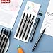 Sikao Black Pens Bulk, 60 Pack Retractable Ballpoint Pens, Black Ink 1.0mm Medium Point, Smooth Writing No-Smear, Click Pens for Teachers, Students, Restaurant Servers School & Office Supplies
