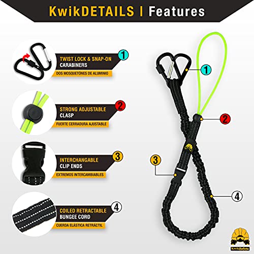 Image of KwikSafety - Fall Protection Safety Harness - Construction & Roofing Fall Arrest Safety Harnesses - ANSI OSHA Compliant
