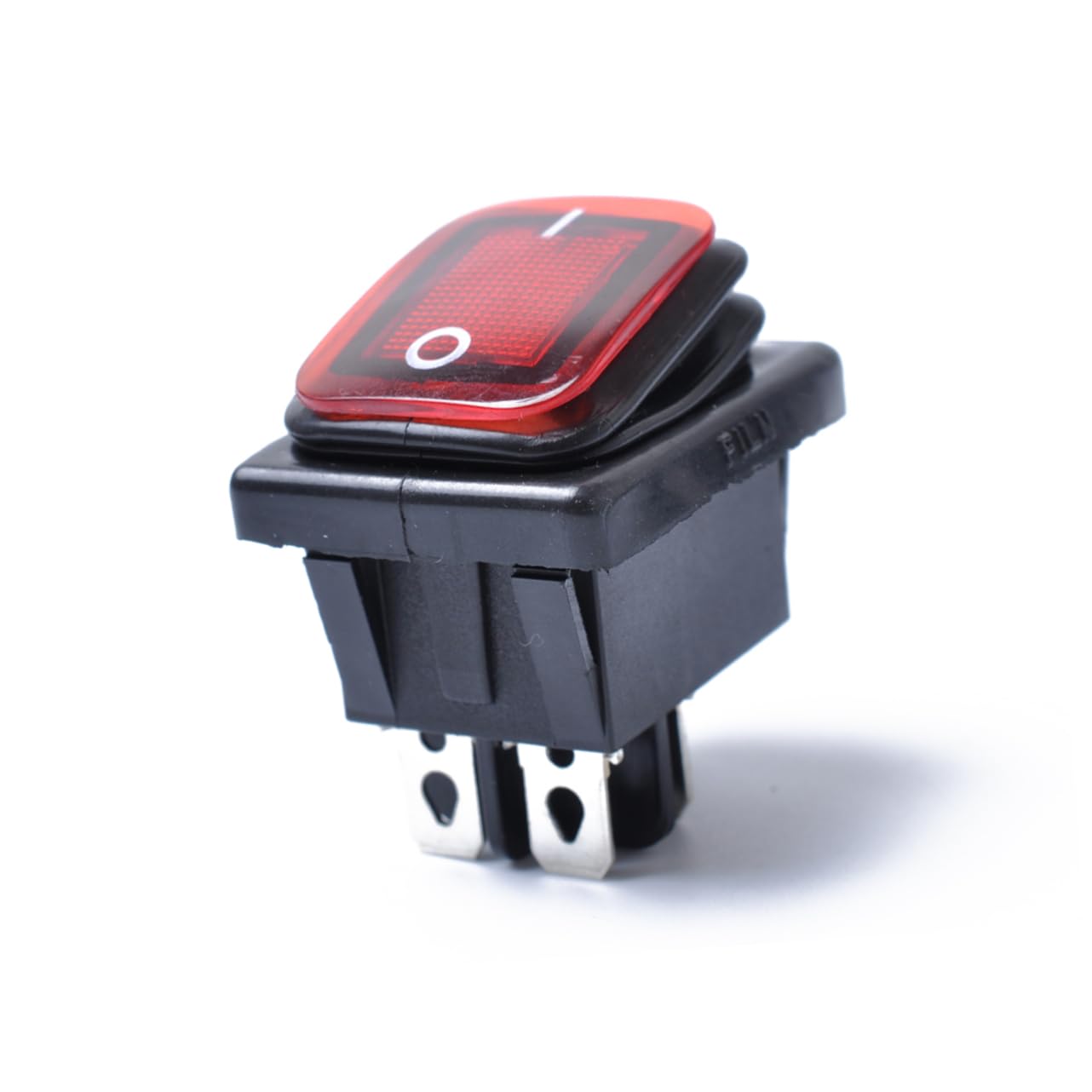 SUPVOX 12V Rocker Toggle Off Pins Rocker Switch for Car and Boat Accessories and Low Pressure Red LED Indicator