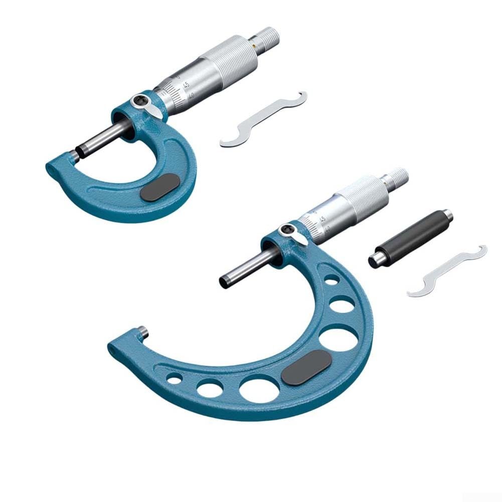 Micromètre mécanique - Outil de mesure 0 à 25 mm - Micromètre extérieur pour les applications de contrôle de qualité d'usinage (75-100 mm)