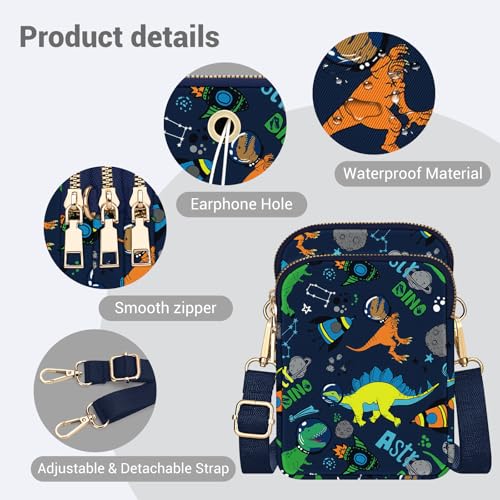 Image of YINHEXI Small Crossbody Bags for Women, Mini Cell Phone Wallet Purse, Shoulder Bag for Women and Men