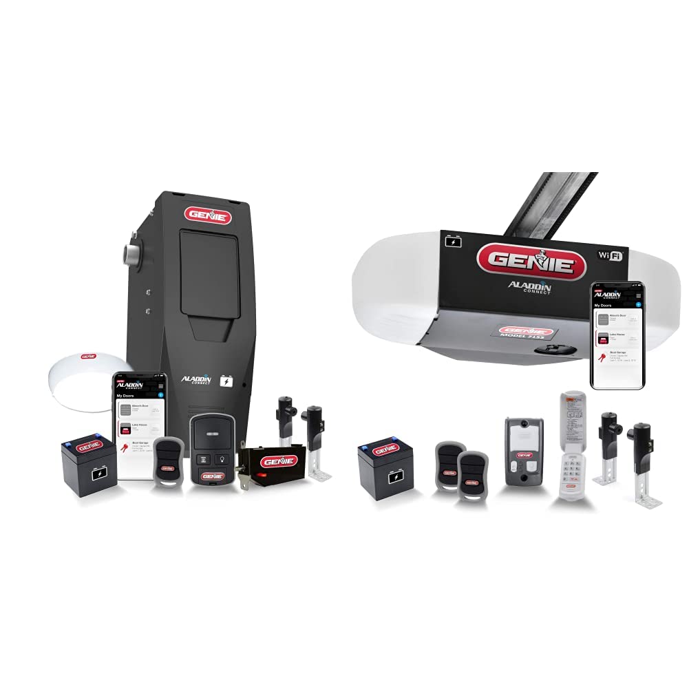 Genie Smart Garage Door Opener Bundle with Wall Mount Opener