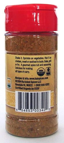 KAIULANI SPICES Exotic Curry Rub & Seasoning, 3 onzas