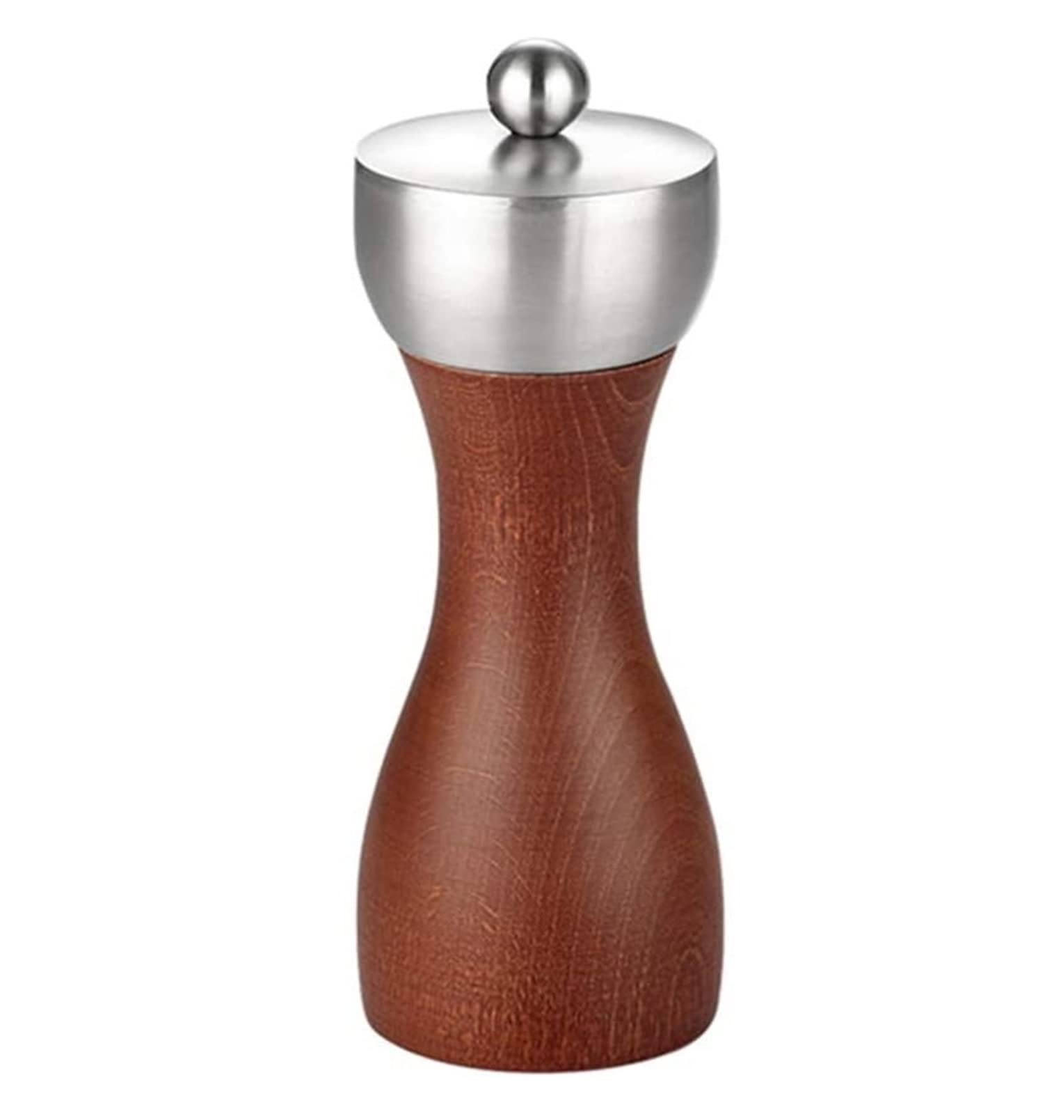 Młynek Do Pieprzu I Soli Drewniany Młynek Do Soli I Pieprzu, Ręczny Młynek Do Pieprzu, Na Piknik, Kolację, Imprezy, Restaurację Młynków Do Przypraw(16.5cm)