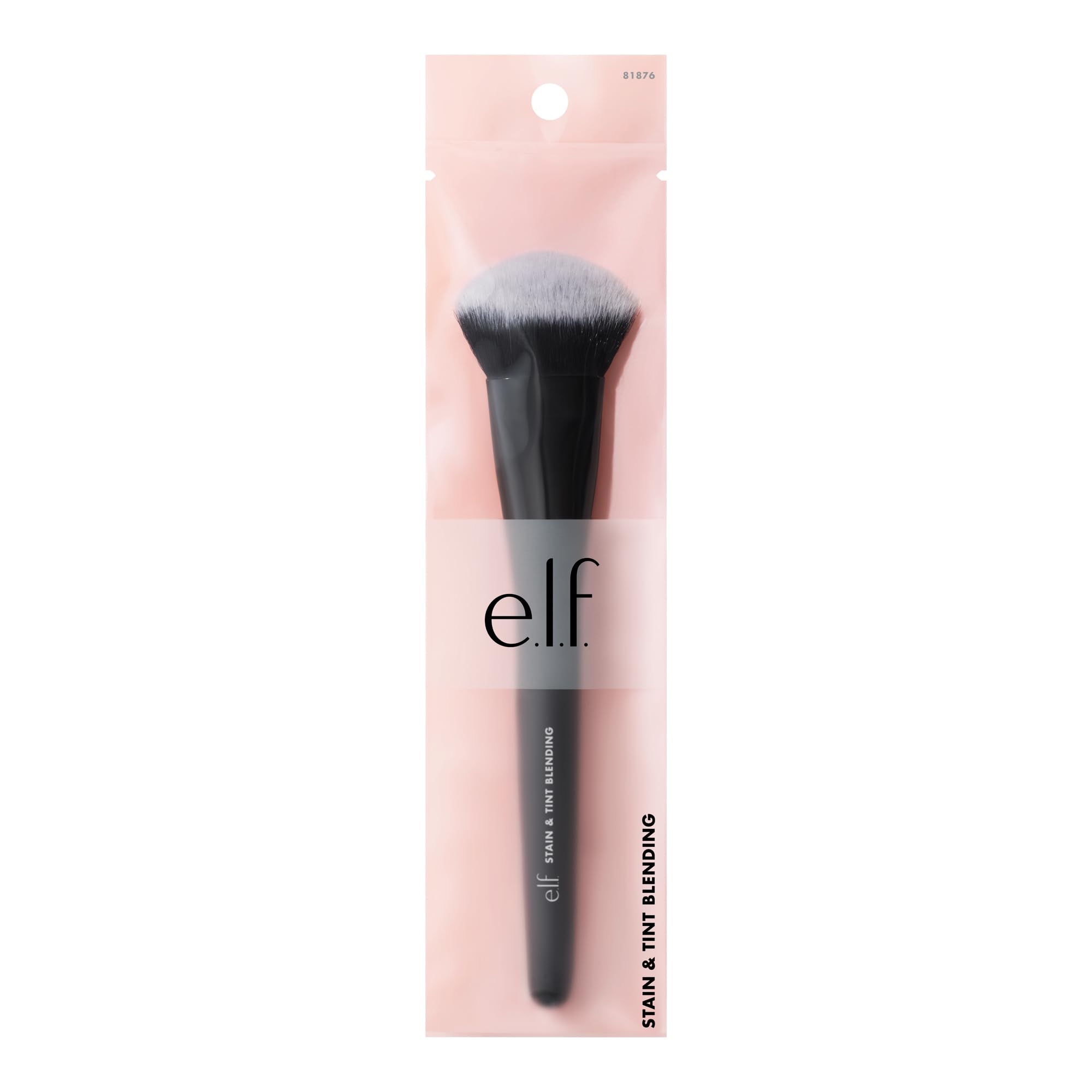e.l.f. Stain & Tint Blending Brush, pennello per blush liquido per sfumare e creare un finish impeccabile, con setole sintetiche, prodotto vegano e non testato sugli animali