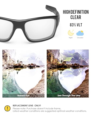 Image of BLAZERBUCK Anti-salt Polarized Replacement Lenses for Oakley Turbine OO9263 Sunglass