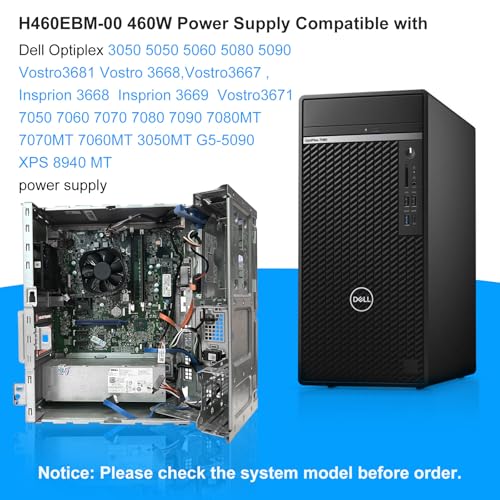 Fuente de poder 460W H460EBM-00 para Dell Optiplex miniatura 3
