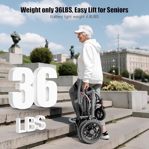 Electric Wheelchair Foldable Lightweight
