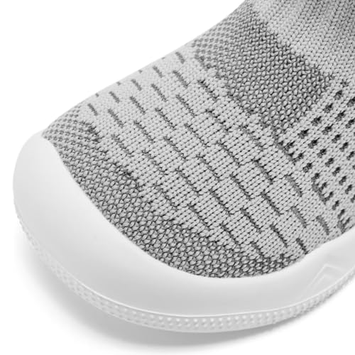 Image of Eashi Baby Boy Girl Non-Skid Indoor Infant Walking Shoes Breathable Warm Elastic Sock Shoes with Memory Sole Protect Toes Outdoor Sneakers