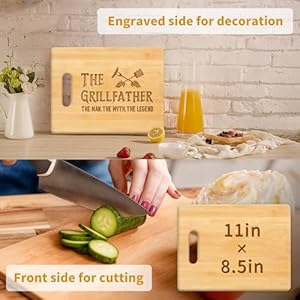 Giftsfordadfromdaughtersonuniquebirthdaygrillinggiftsfordadfathermenpapaengravedbamboocuttingboardthegrillfatherthemanthemyththelegendfatherpresent Urban Country Home Decor Gifts for dad from daughter son unique birthday grilling gifts for dad father men papa engraved bamboo cutting board the grillfather the man the myth the legend father present urban country home decor