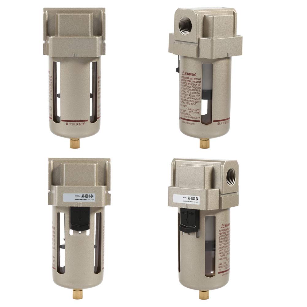 filtro aria compressa, separatore acqua umidità alta efficienza per impianti compressori