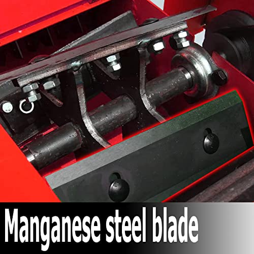 Image of TXMACHINE Lawn Mowers 800kg /h hay Cutter Machine Electric hay Cutter Silage Machine Grass Cutter for Chaff,Corn Straw,Grass,Wheat Straw with Miniature Circuit Breaker (220V /50HZ)