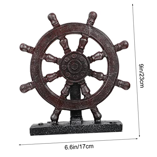 Steering wheel craft ZUNOXAZ barre de navire déco maison