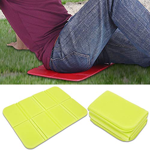 Generic Foldable Folding Seat Cushion Portable Waterproof Picnic Mat Pad Cushion for Camping Picnic (Green #07), Genericb9fhk68ugo-07