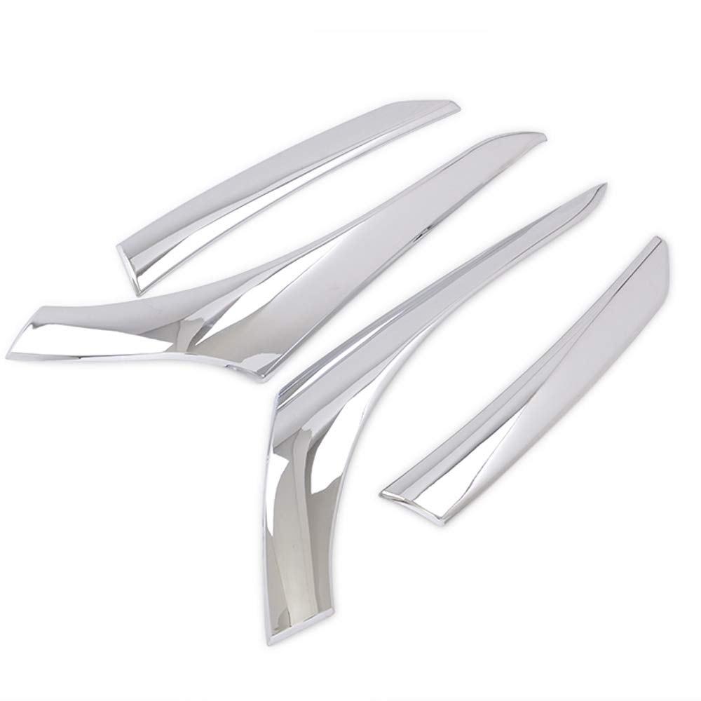 Kadore Car Rear Tail Light Eyebrow Cover Trim for Mitsubishi Outlander 2016 2017 2018 ABS Chrome 4PCS/Set