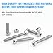DYWISHKEY 70 Pieces M5 x 20mm/25mm/30mm/35mm/40mm Stainless Steel 304 Hex Socket Head Cap Bolts and Nuts Kit