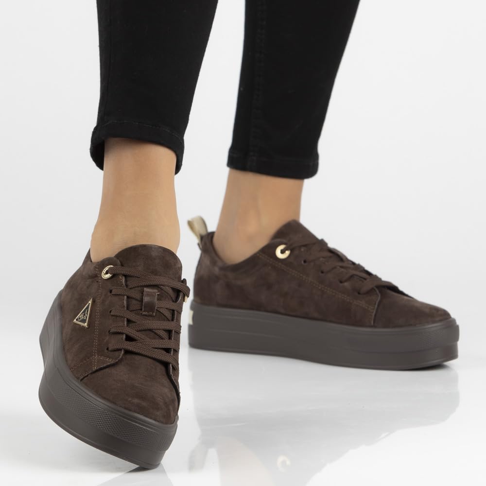 FILIPPO Plateau Sneaker Damen Leder - Schuhe Damen - Halbschuhe | Leicht, bequem, Echtleder, für den Alltag
