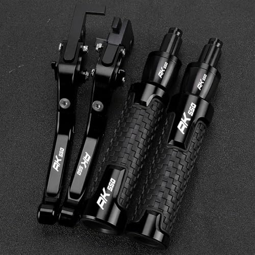 GQUIKGW Remplacer Leviers De Frein Et D'embrayage Réglables Pour Moto Pour KYMCO AK550 AK 550 2024 2023 2022 2021 2020 Poignées Guidon Extrémités...