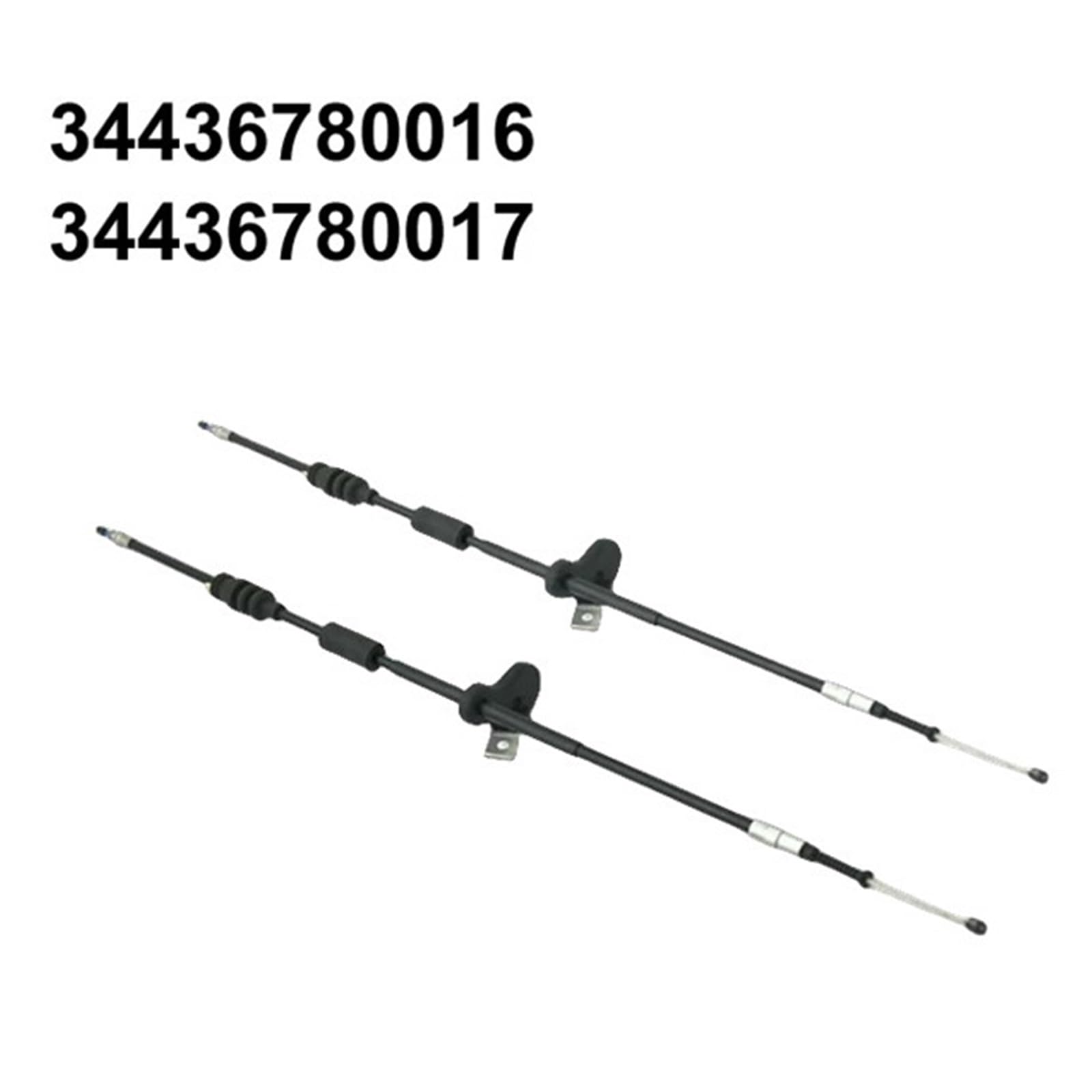 linka hamulca ręcznego Pasuje do B/MW E65 E66 730d/i 735 740d/i 745d/i 750i 760i 34436780016 34436780017 Linka hamulcowa lewa i prawa Cięgła hamulca ręcznego samochodu(Color Name: Left)