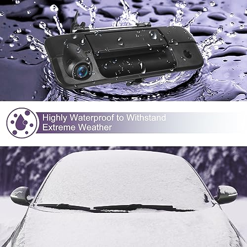 Image of PAPAPARTS 69090-0C051 Rear View Back up Camera Compatible with Toyota Tundra 2007 2008 2009 2010 2011 2012 2013 4.0L V6 / 4.6L 4.7L 5.7L V8 Backup Camera Replace# 81214 86790-34030