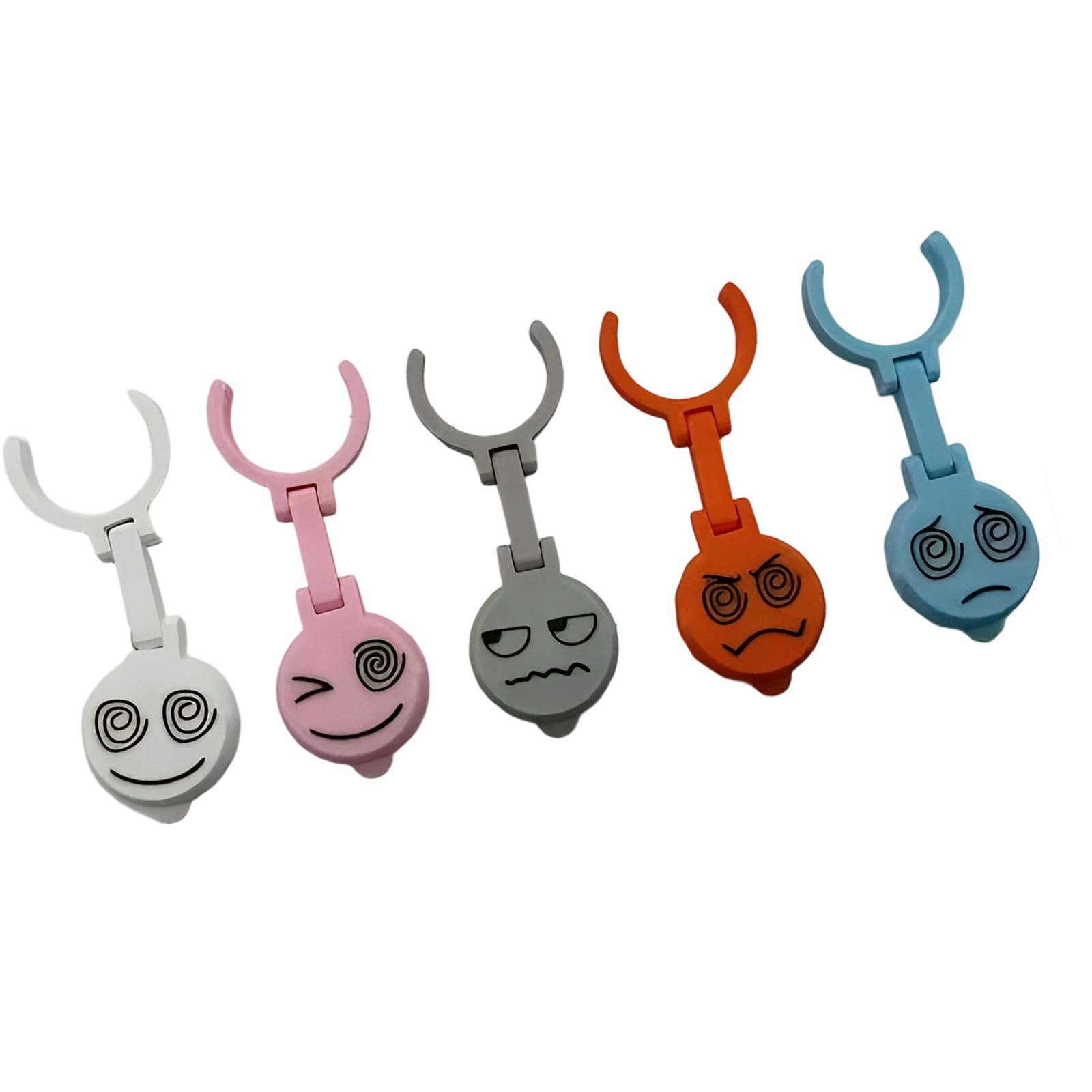 Hangsu Face Bottle Marker Clip Alloy Drink Charm for Home Gatherings Restaurants and Outdoor Parties Face Charm