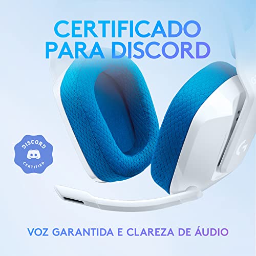 Headset Gamer Logitech G335 com Almofadas com Espuma de Memória, Design Leve e Conexão 3,5mm para PC