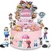 Paw Patrol Kuchen Dekoration, 3D Mini Figuren Tortendeko, Paw Patrol Figuren Torte Happy Birthday Cake Toppers Für Mädchen Geburtstag Party Kuchen Dekoration