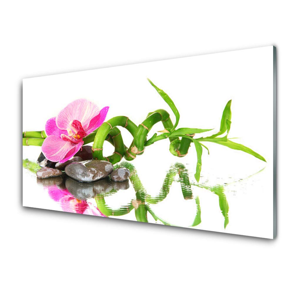Tableau Mural Haut de Gamme Tulup Impression sur Verre Trempé Déco Design Fleur